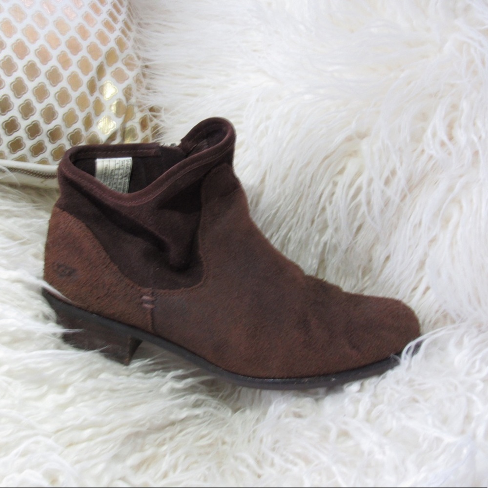 UGG Australia Chestnut Leather Booties